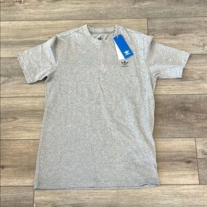 adidas Gray Short Sleeve Kids Tee